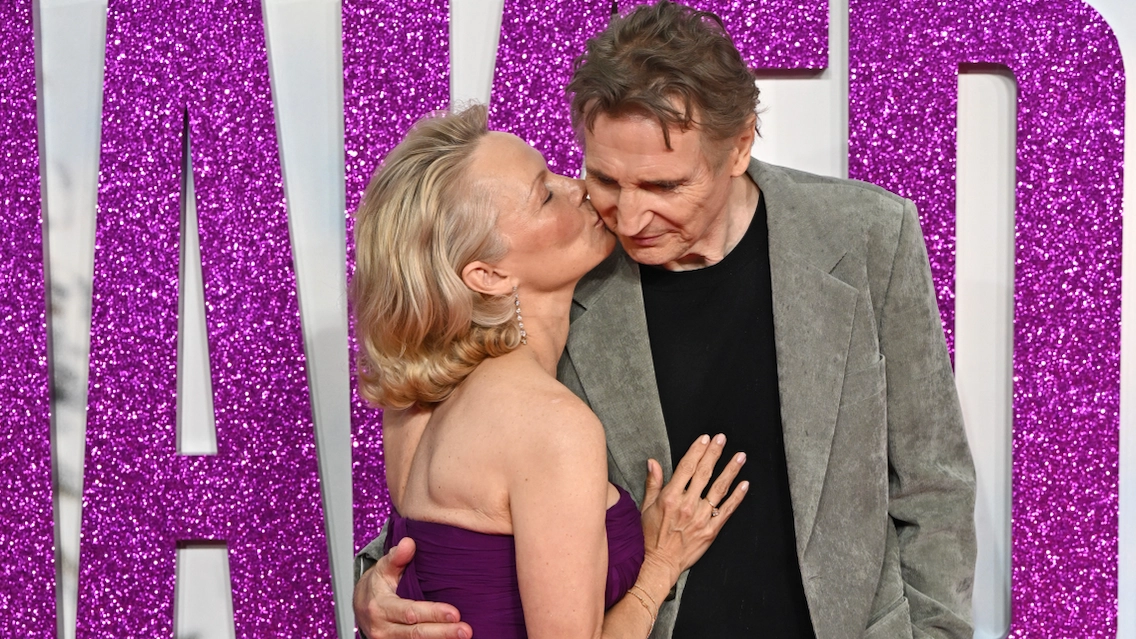 Pamela Anderson breaks silence on 'romance' with co-star Liam Neeson