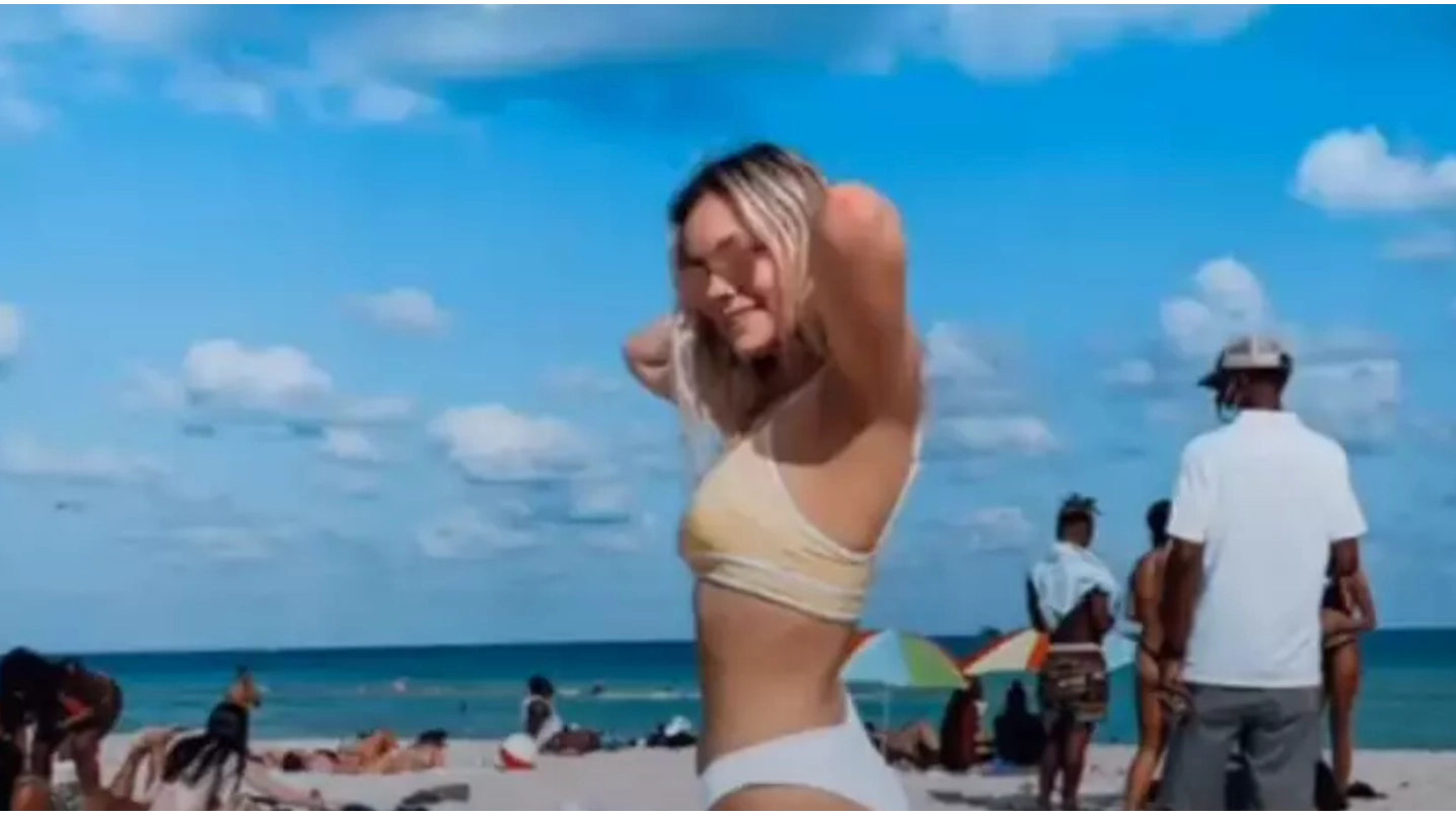 TikToker shares hilarious X-rated optical illusion in beach photo