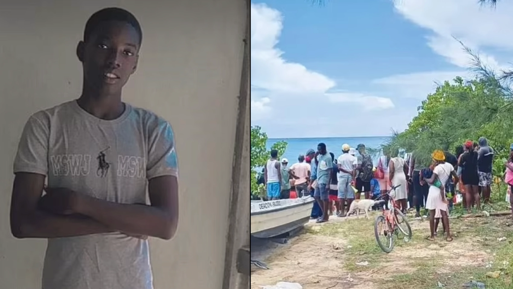 Horrified uncle tragically describes finding nephew 'without a head' after shark attack