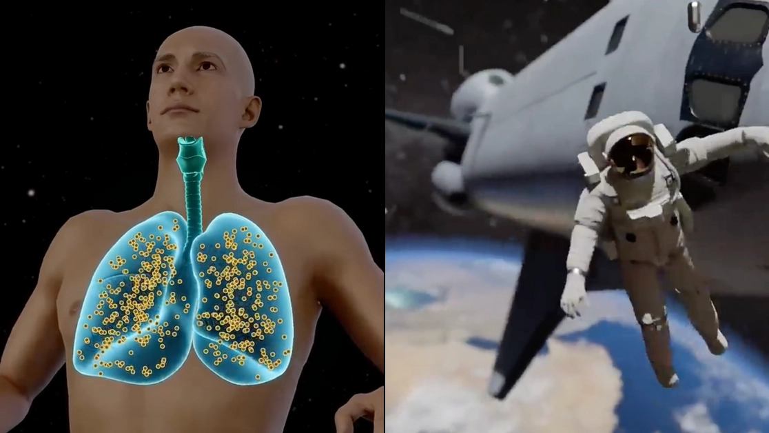 Disturbing simulation shows what would happen to someone in space without a spacesuit