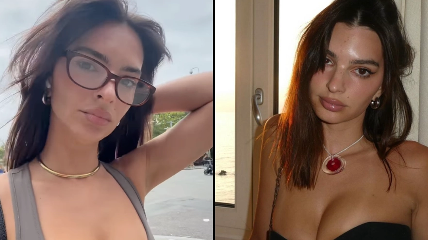 Emily Ratajkowski gets shocking request from man over what she’s wearing as she’s crossing street