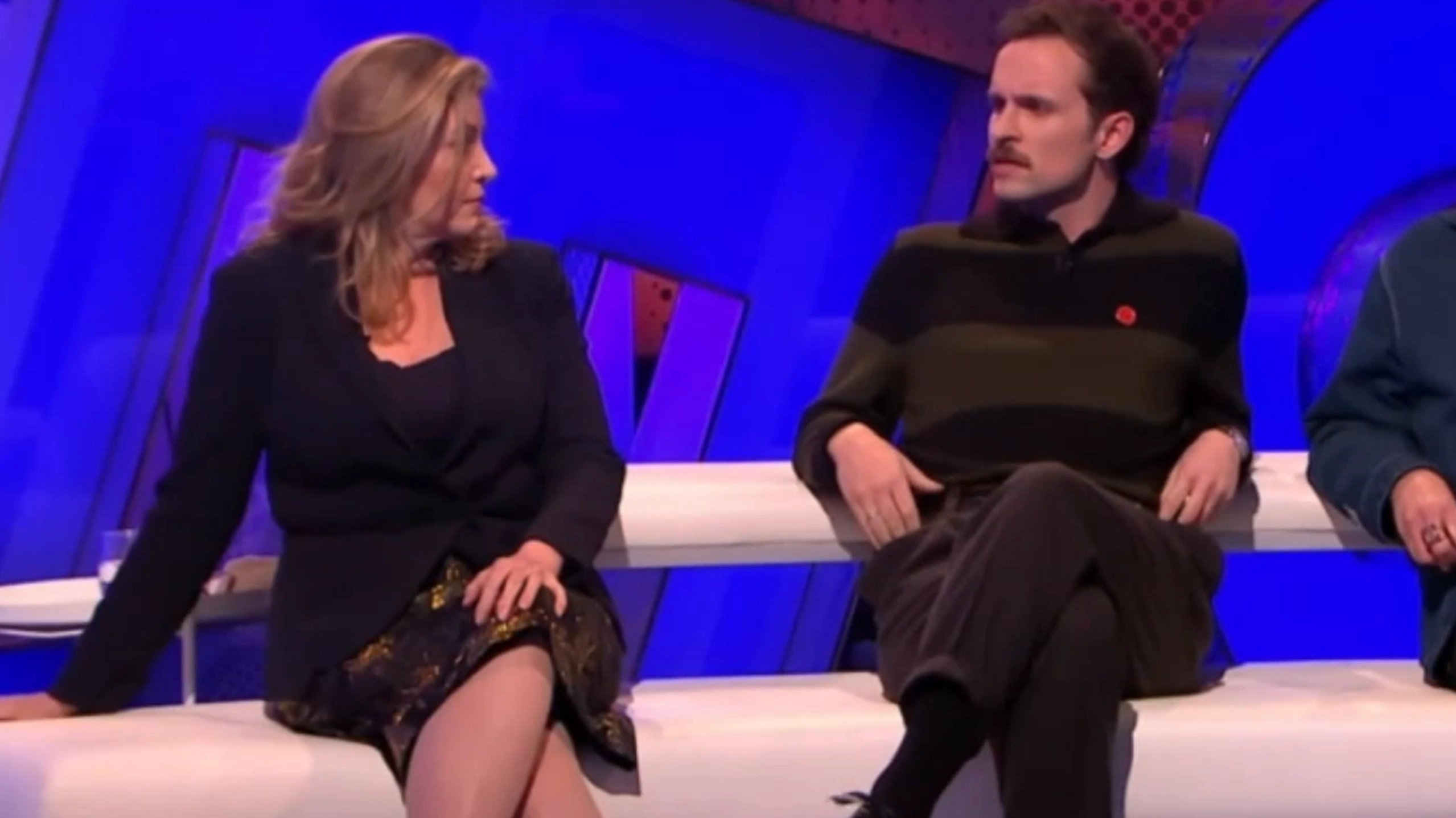 Painfully awkward 'war-mongering' joke sparks uncomfortable row on live television