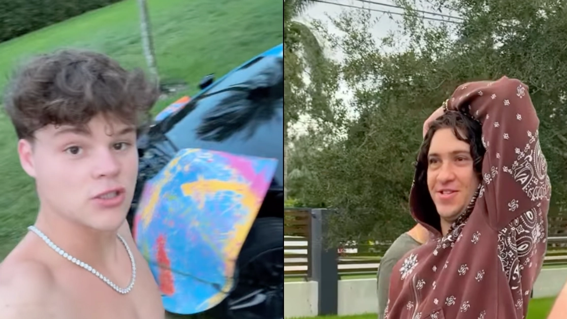 Jack Doherty surprises cameraman who was left covered in blood after £150k McLaren destroyed on livestream
