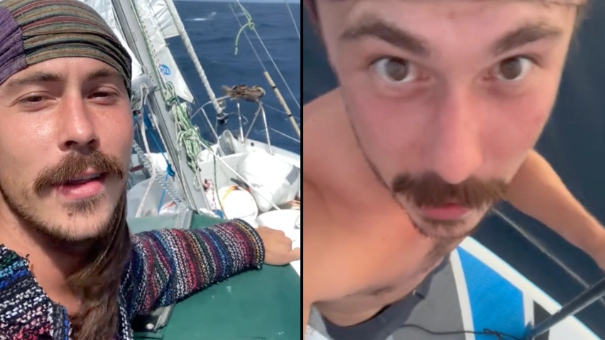 Man unlocking people’s biggest fear by sailing across Pacific Ocean explains why he’s doing it