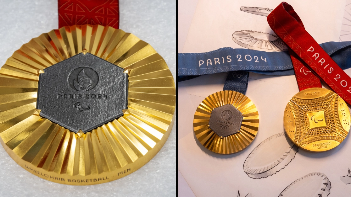 Paralympics medals have unique design for blind athletes competing at the Games