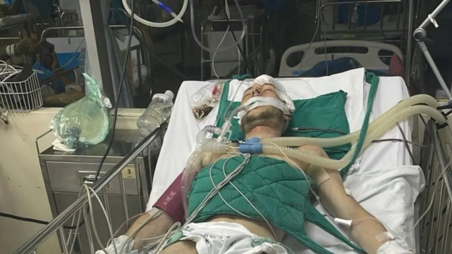 British tourist who went missing in Thailand found on life support fighting for his life