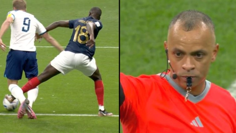 England fans have same question after Harry Kane is denied penalty