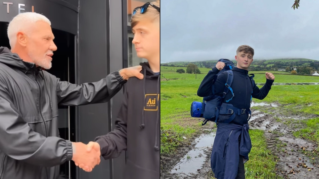 Lad who ‘can’t afford flight to Ibiza’ has begun his walk there but doesn’t have long