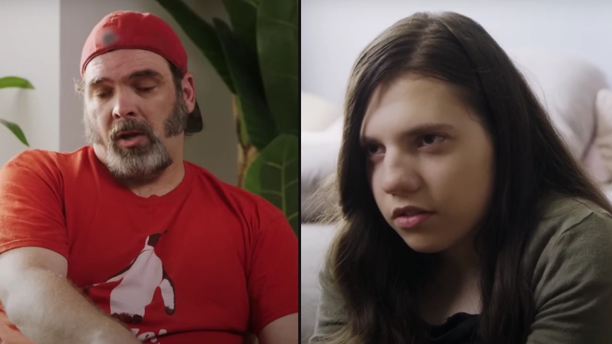Adopted 'child' who turned out to be 22-year-old's dad claims she was 'going to kill everyone' in confrontation