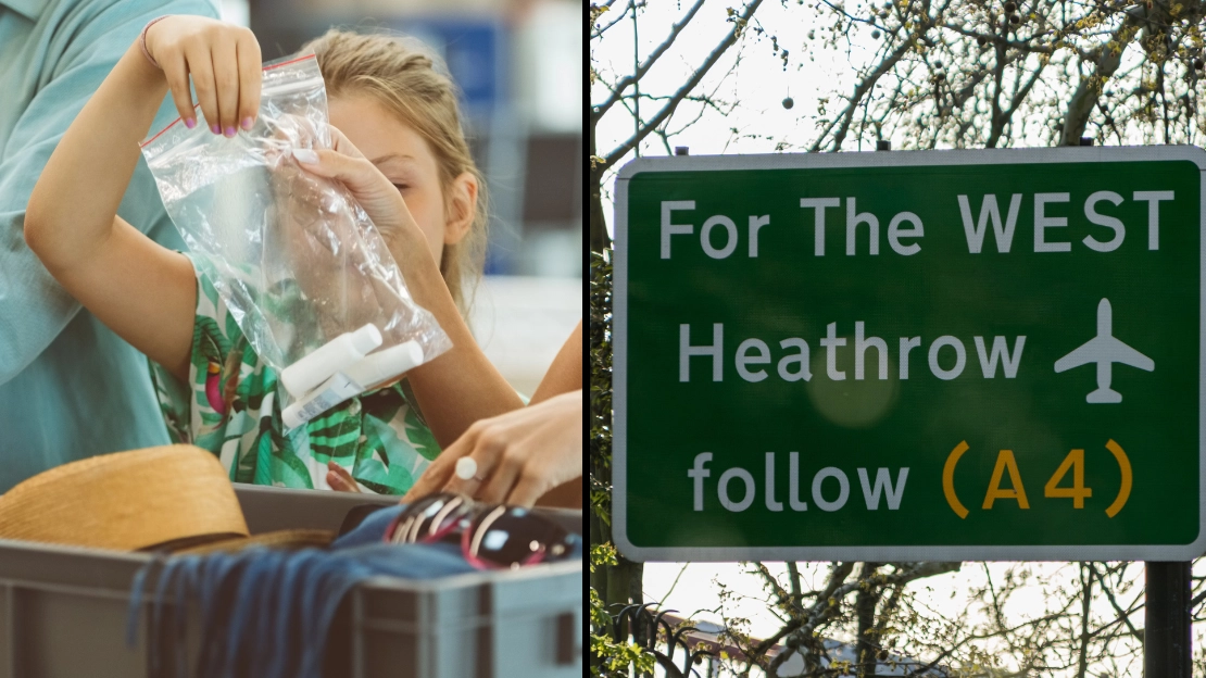 Heathrow Airport issues 100ml liquid rule update when going through security