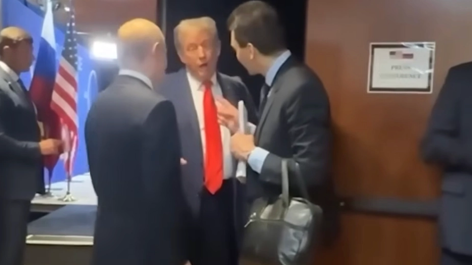 Russia leaks unseen footage from Trump-Putin showdown that 'shows true power dynamic' between the leaders