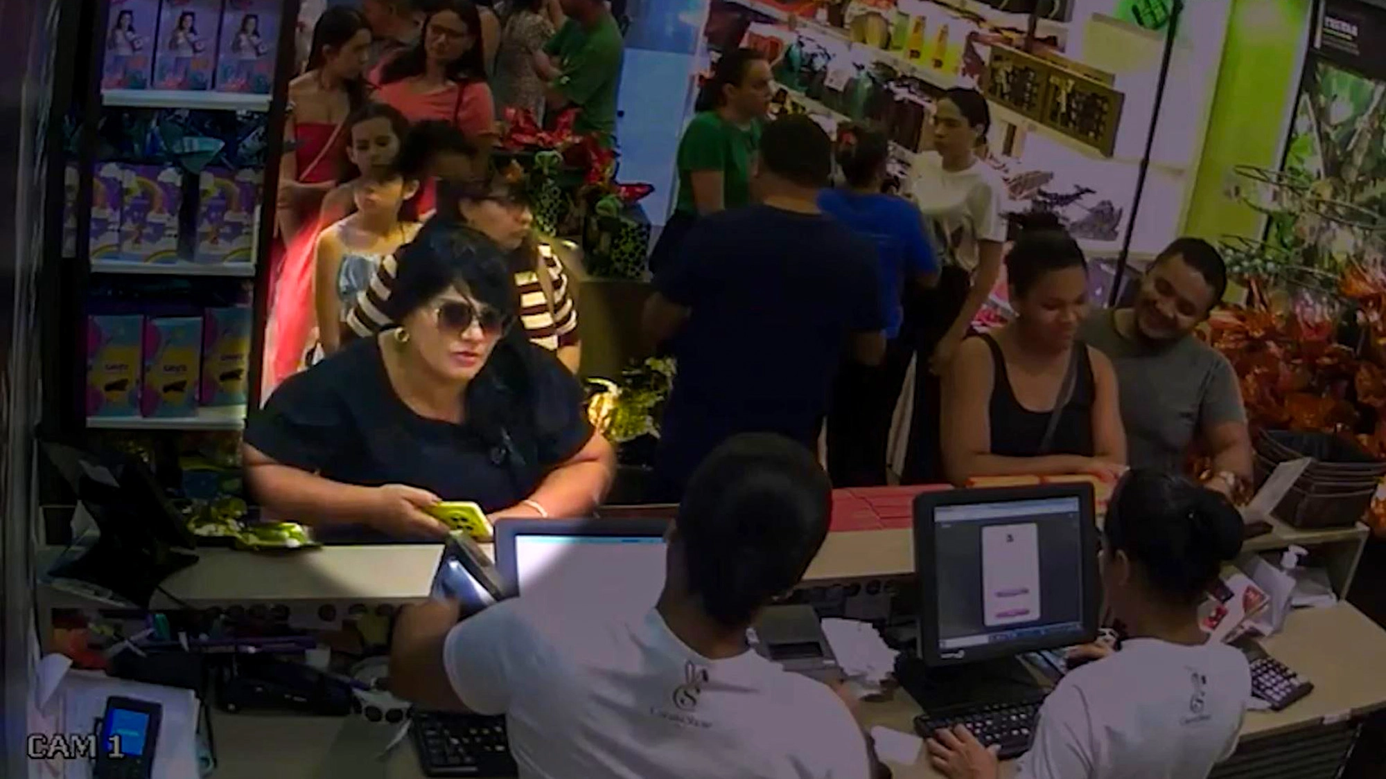 CCTV footage shows moment woman bought Easter egg 'used to fatally poison two children'