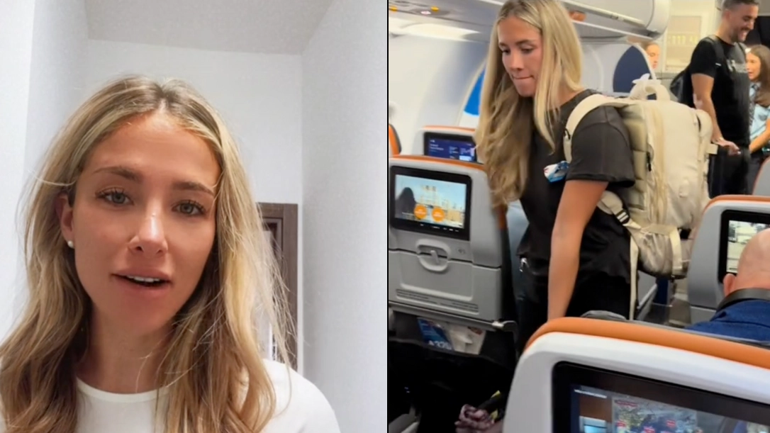 Woman who received death threats after being accused of stealing phone charger on plane hits back