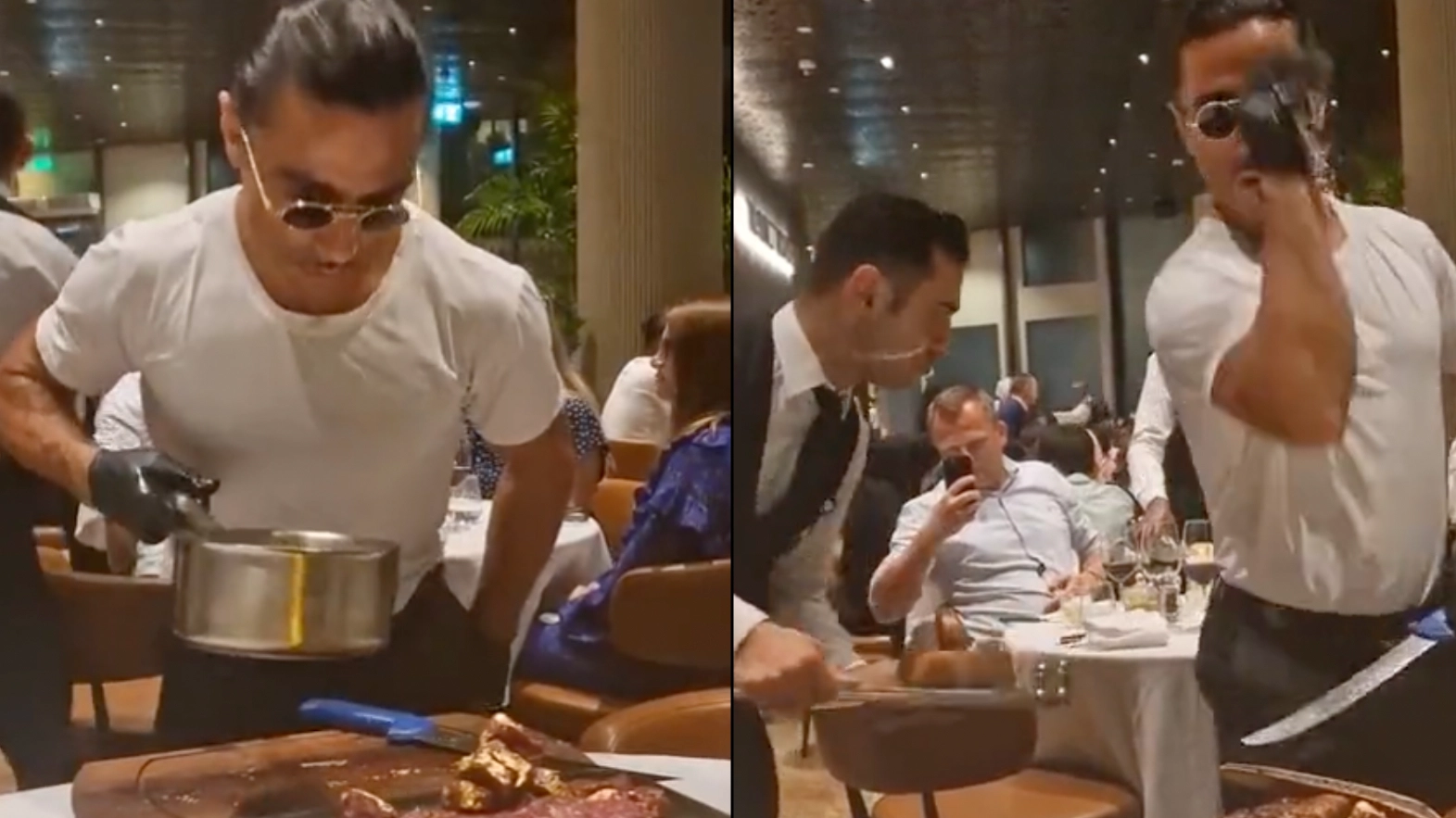 ‘Concerned citizen’ shares astonishing cost breakdown of bill at Salt Bae’s restaurant