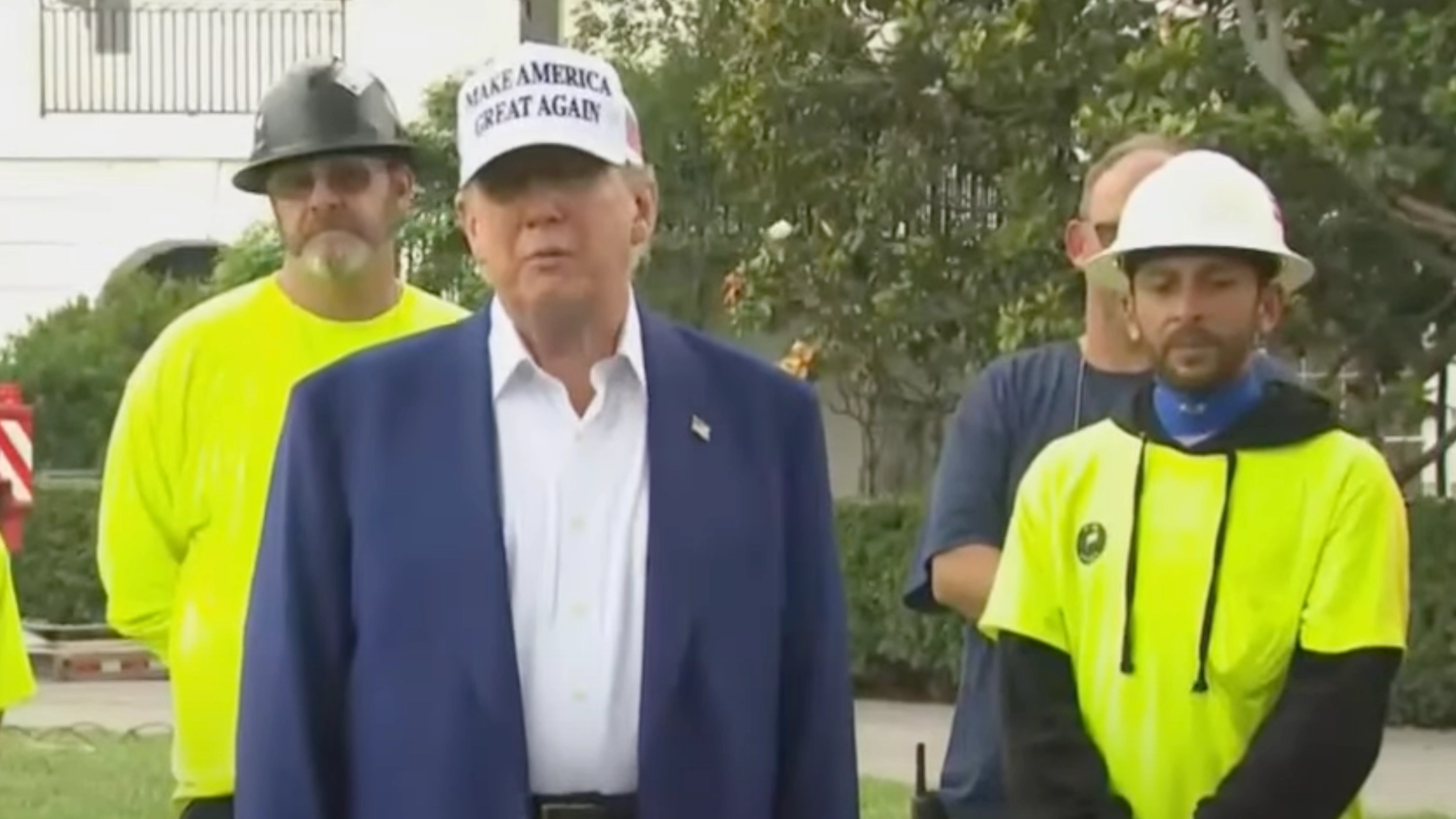 Donald Trump slammed for 'disgusting and disgraceful' question he asked workers outside the White House