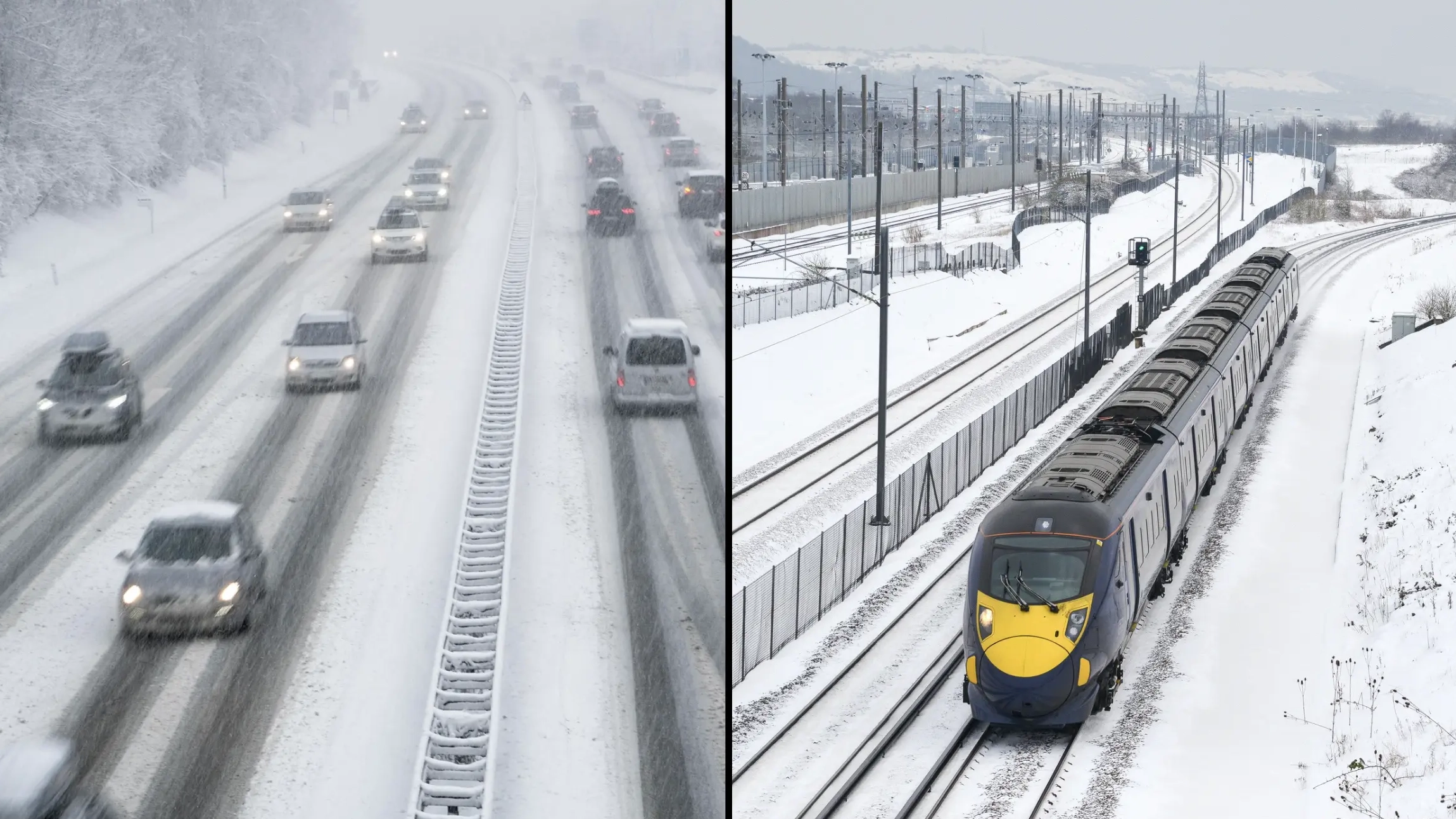 Brits issued urgent travel warning as 'Arctic blast' snow batters UK