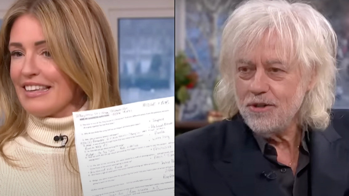 Bob Geldof forced to correct Cat Deeley multiple times in new This Morning interview as he asks ‘who does your research’