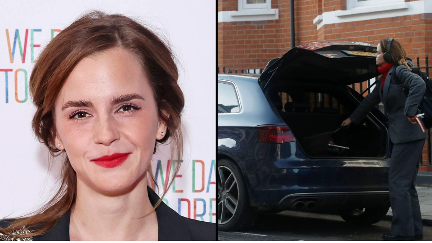 Emma Watson breaks social media silence to take p**s out of herself after £30,000 car was towed