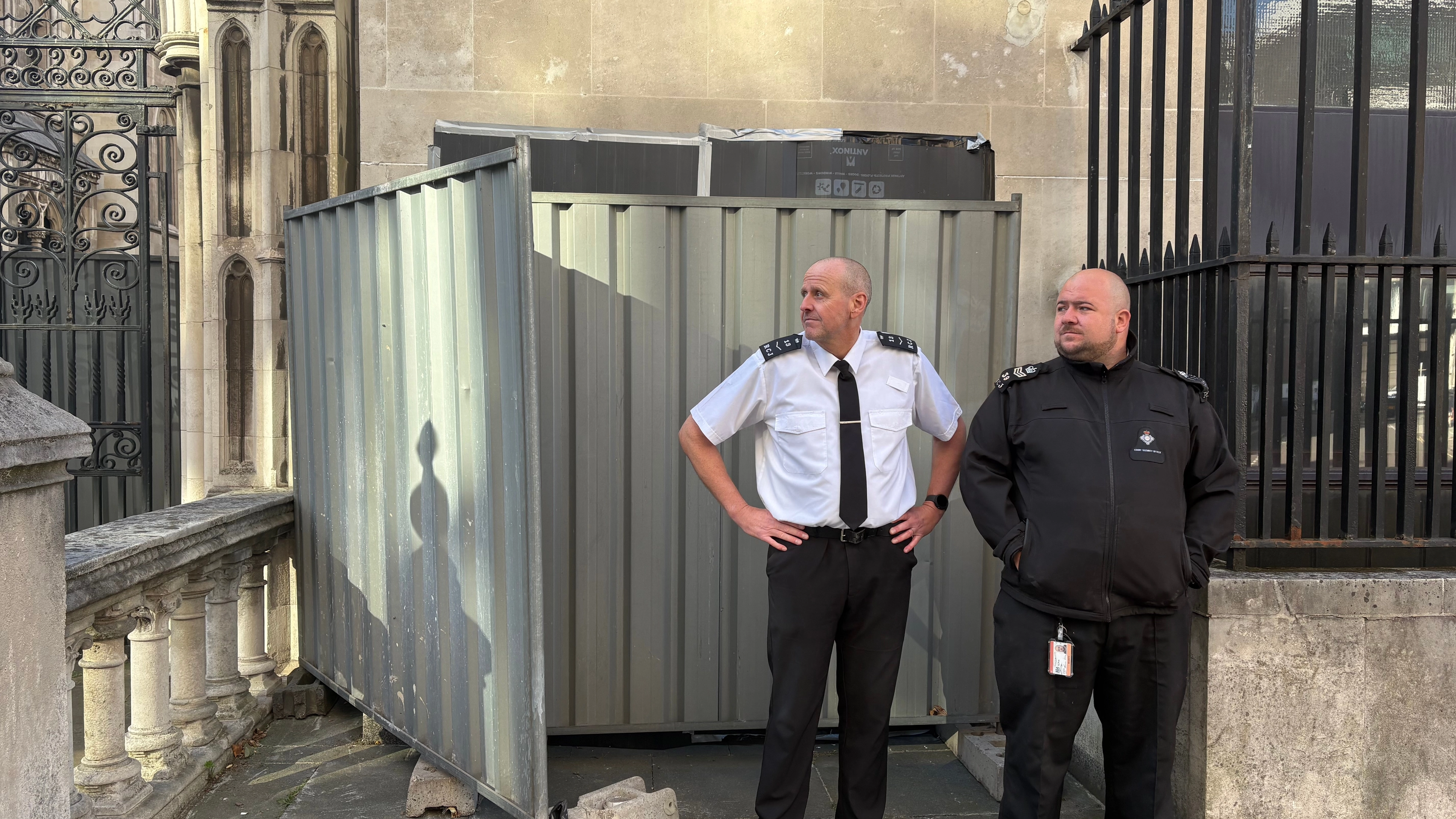 New Banksy artwork on court in London already covered up after being discovered this morning
