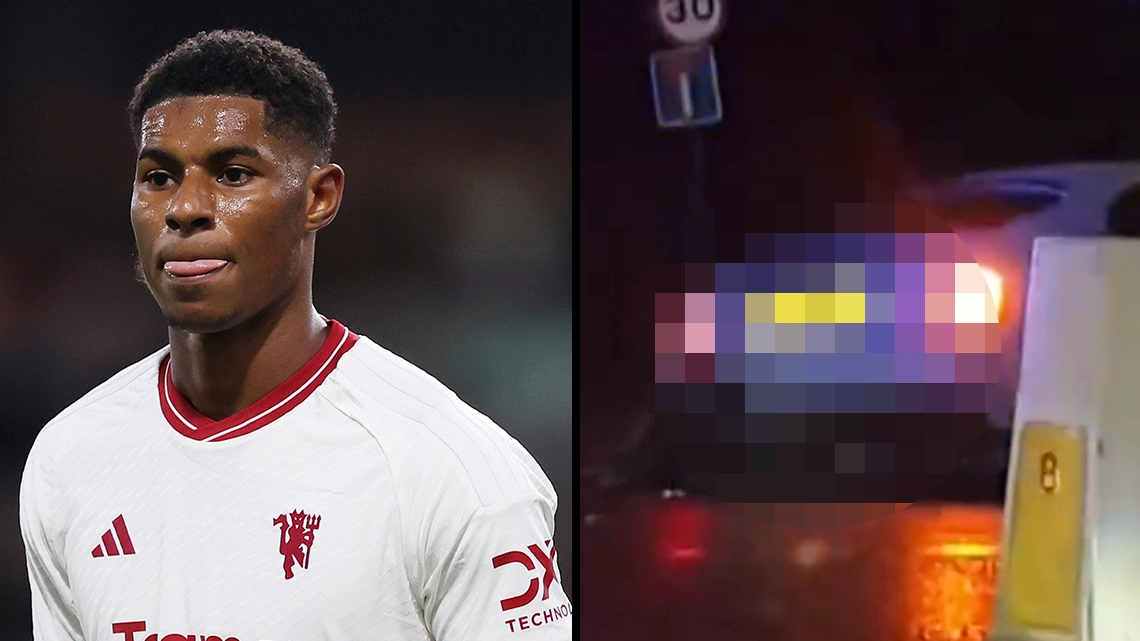 Man Utd star Marcus Rashford involved in car crash while driving £700k Rolls Royce