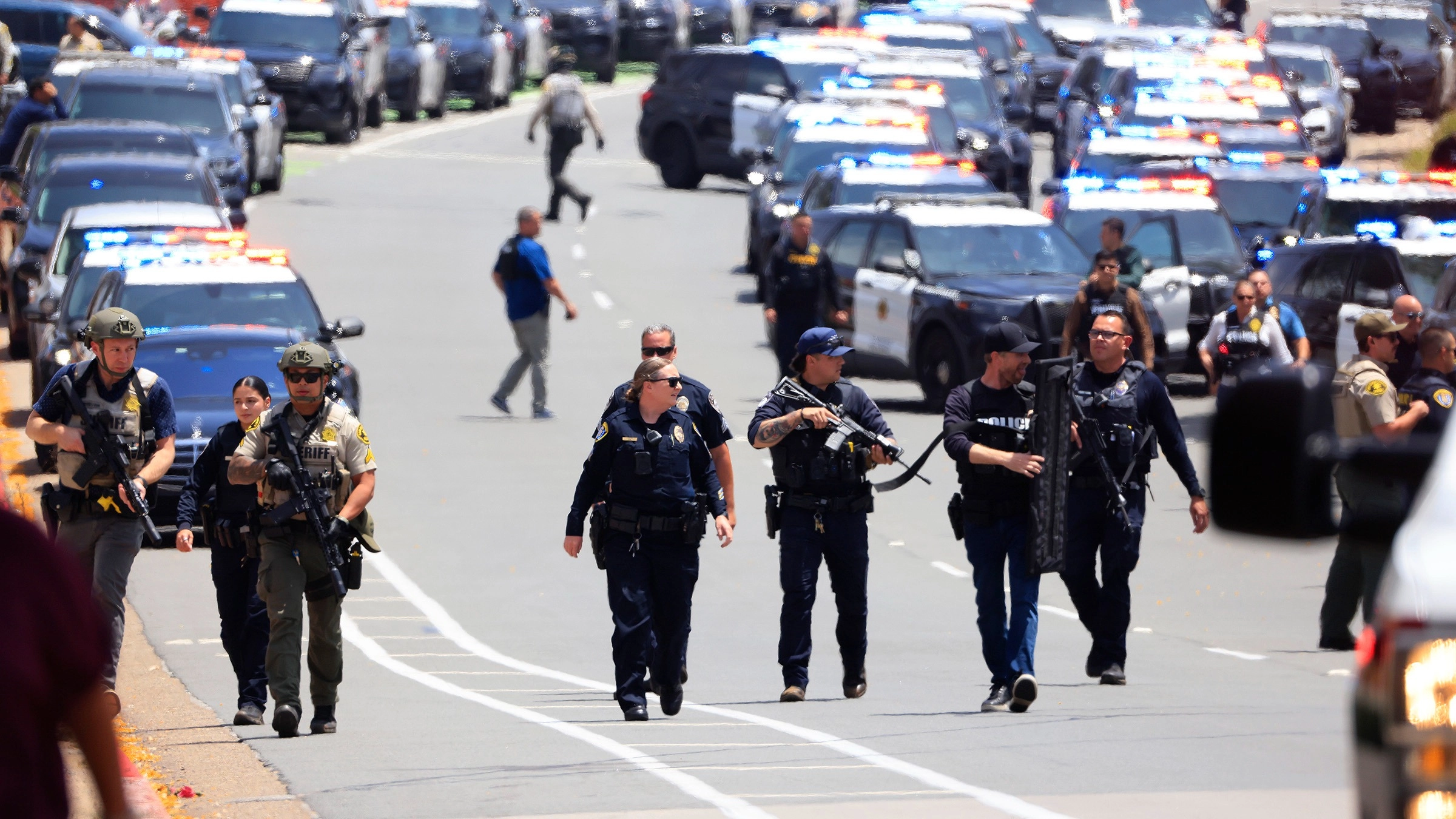 Five people, including two suspects, dead after shooting at San Diego mosque