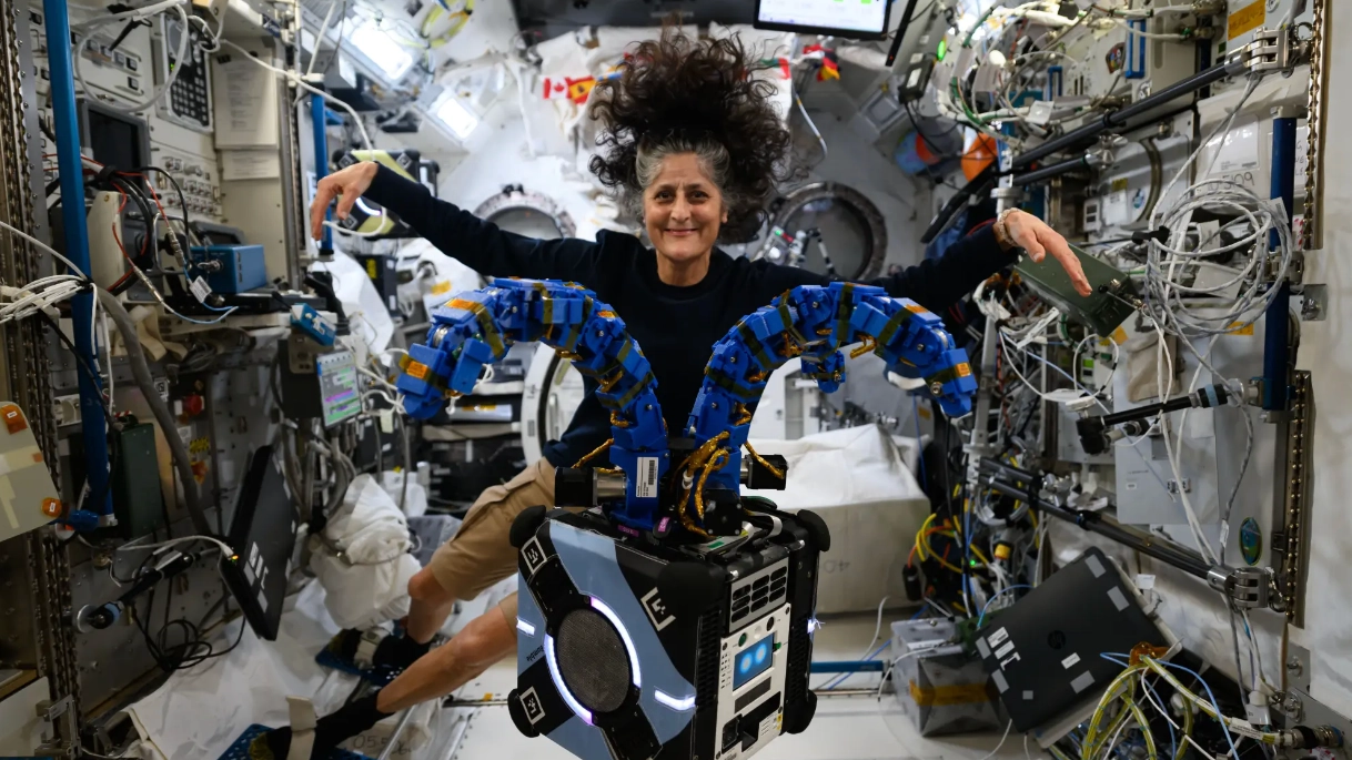 Stranded NASA astronaut reveals concerning effects being stuck in space for eight months is having on her body