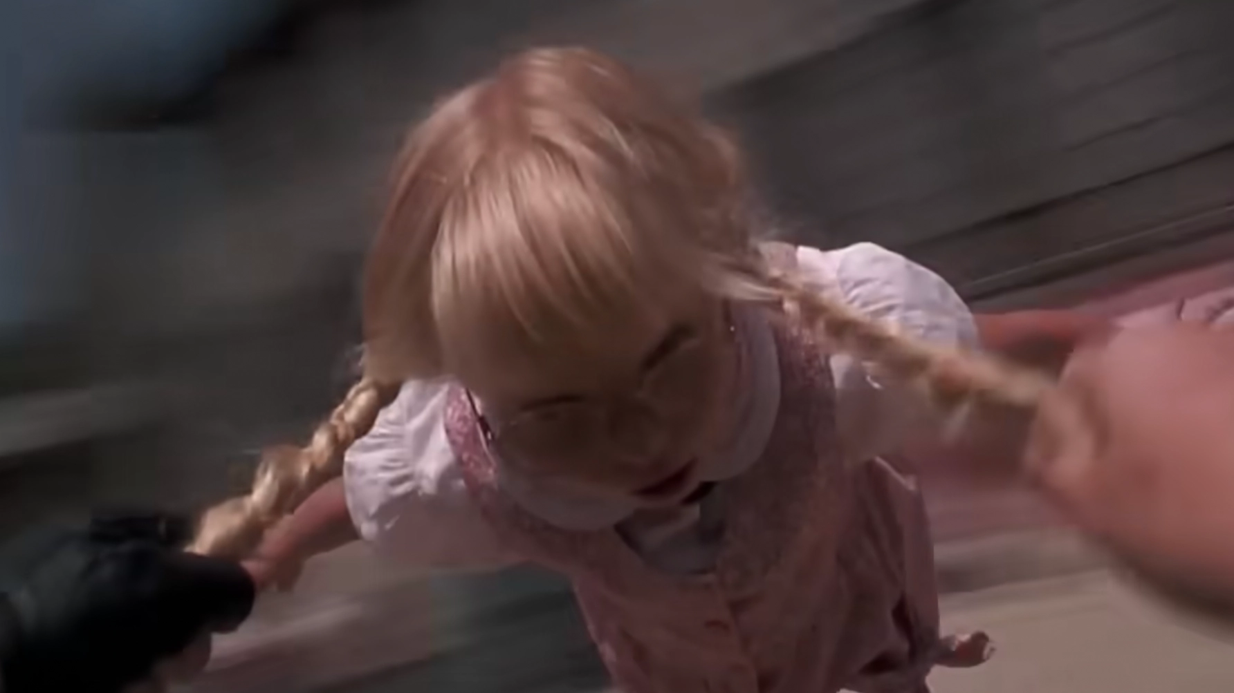 Matilda actor swung by their hair quit Hollywood years after iconic stunt was filmed practically