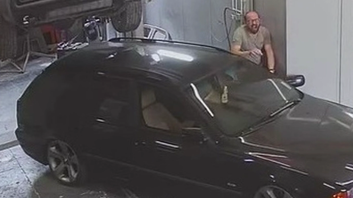 Garage owner unsure if penis still works after manhood was crushed by car in shocking footage
