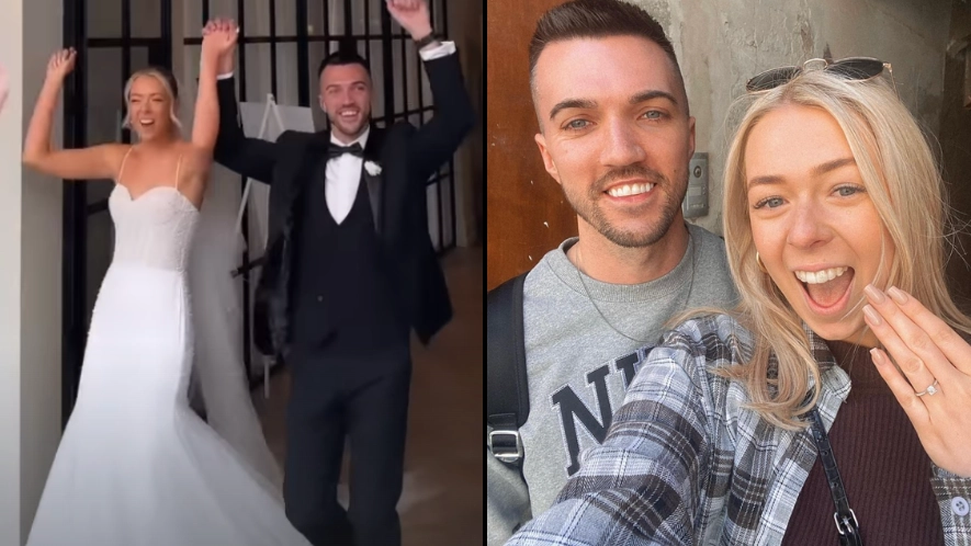 Alton Towers crash victims get married years after life-changing injuries