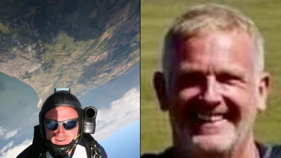 Last moments of videographer whose parachute failed to open while filming fellow skydiver