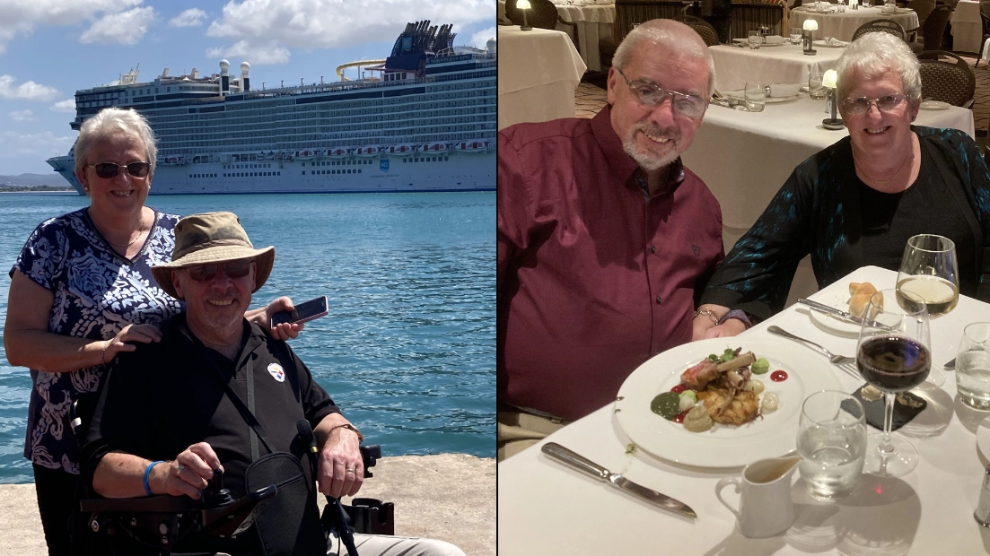 Couple claim they were 'kicked off' two different cruise holidays due to husband's disability