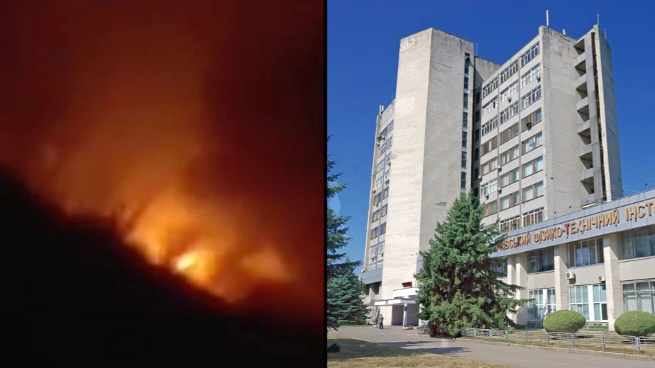 Fire At Ukraine Science Site With Nuclear Reactor Following Russian Missile Strike