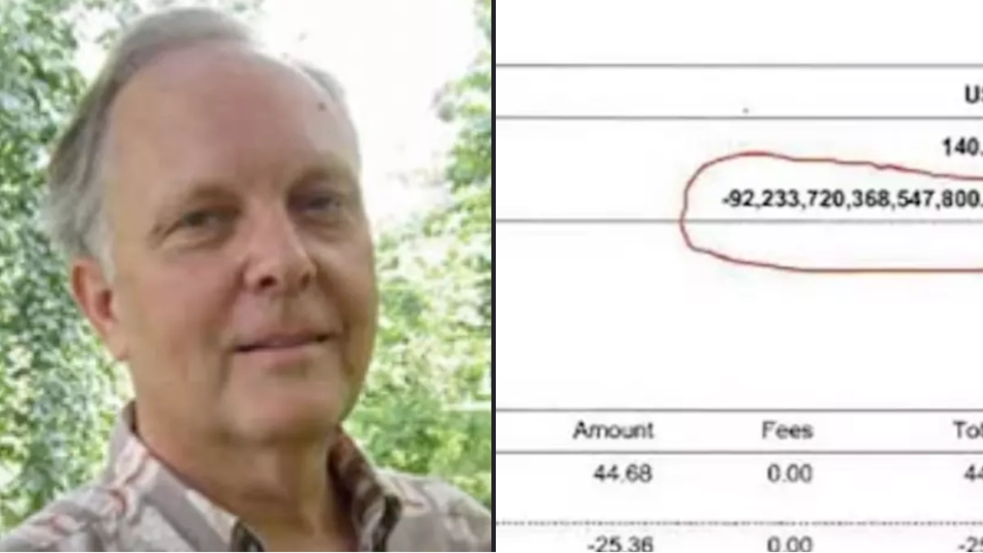 Man became richest person in the world for two minutes with £72 quadrillion