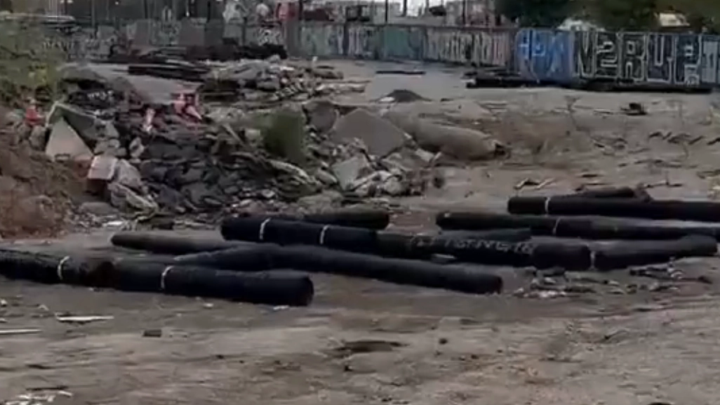 Man goes down and films mysterious site from Google Maps after 'help' signs sparked huge concern