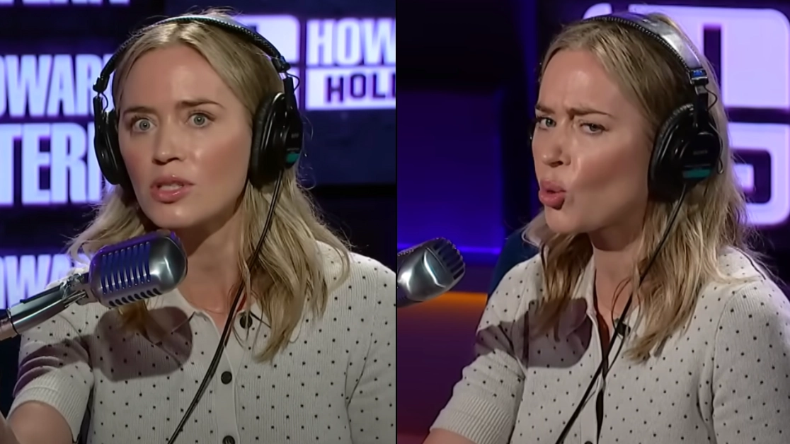 Emily Blunt said she 'absolutely' wanted to throw up after kissing co-star during filming