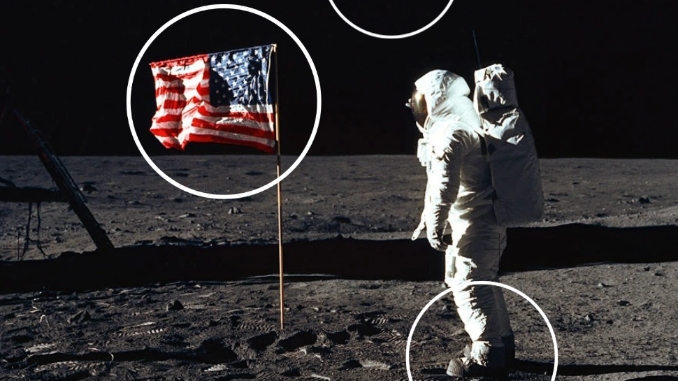 Three viral conspiracies from famous photo of Buzz Aldrin planting US flag on the Moon