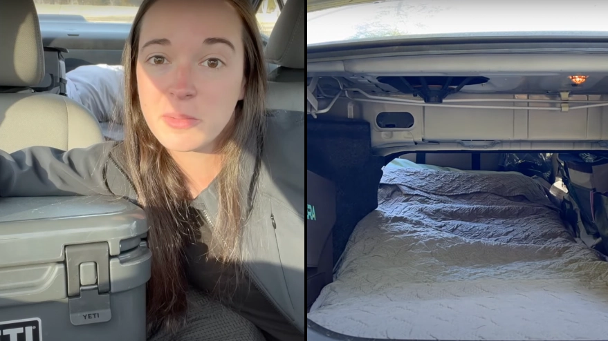 Woman quits 9-5 job to live in 2016 Toyota Corolla full time in effort to live life affordably