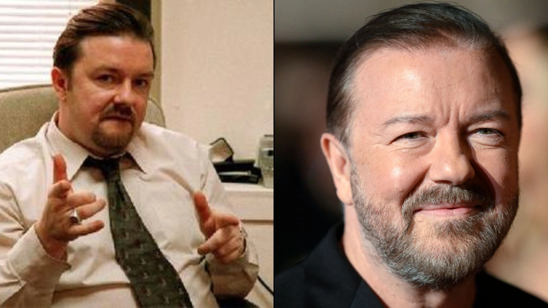 Ricky Gervais discovers old notebook with first mention of iconic Office character that changed his life