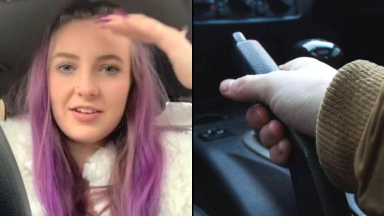 Driver's method of how to use a car handbrake sparks debate on whether people are doing it right