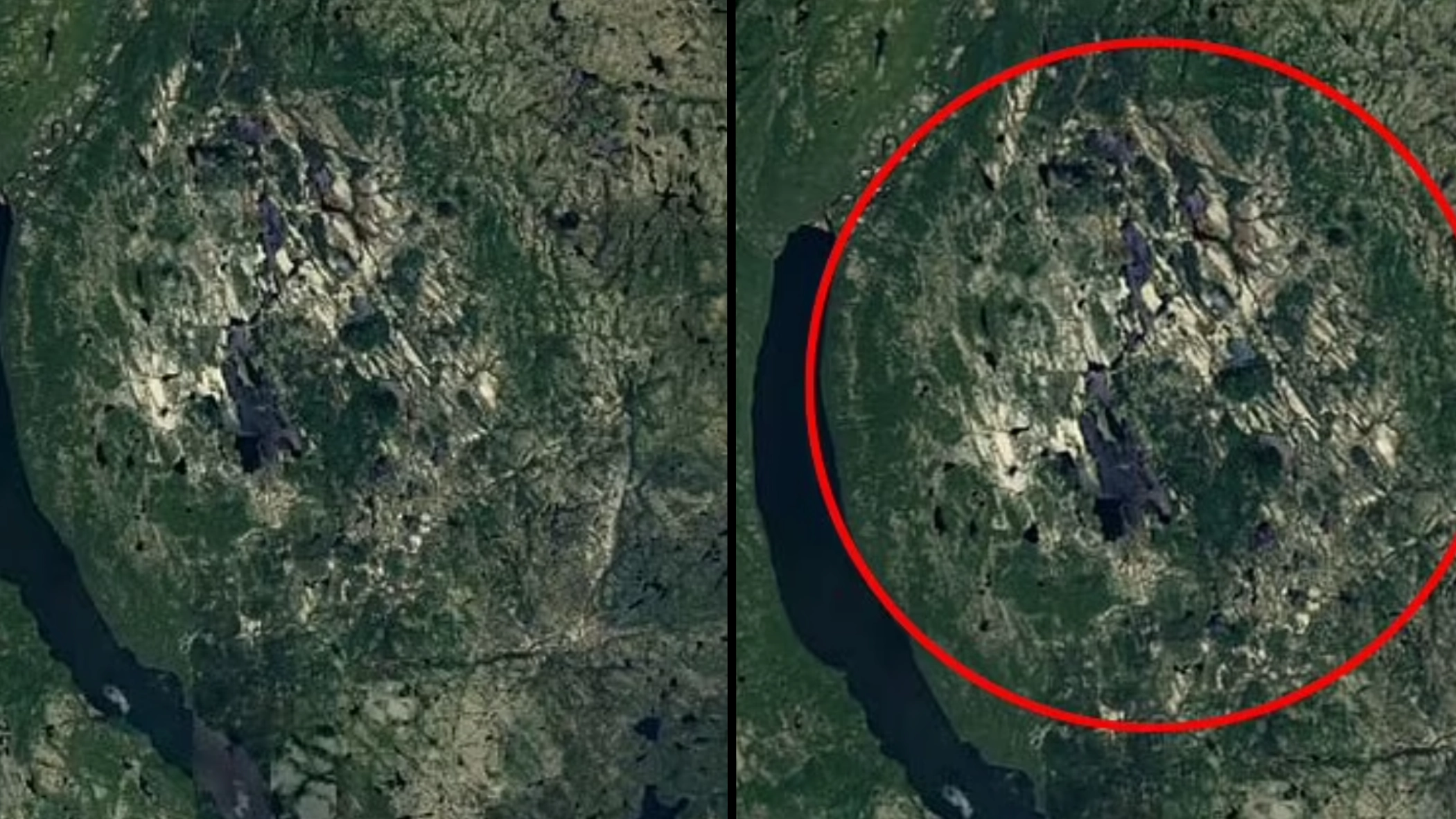 Man shocked after finding out eerie truth about 'suspicious pit' on Google Maps