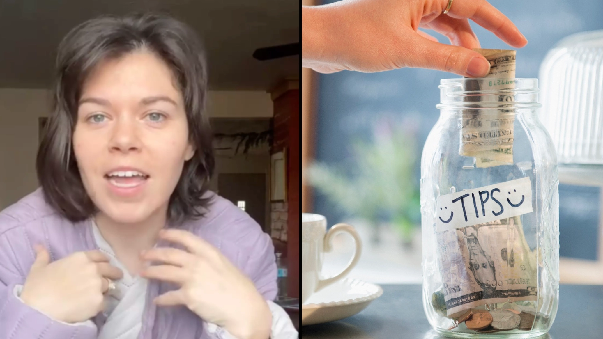 US waitress earning less than $3 an hour explains why it can cost her money if a table leaves a low tip