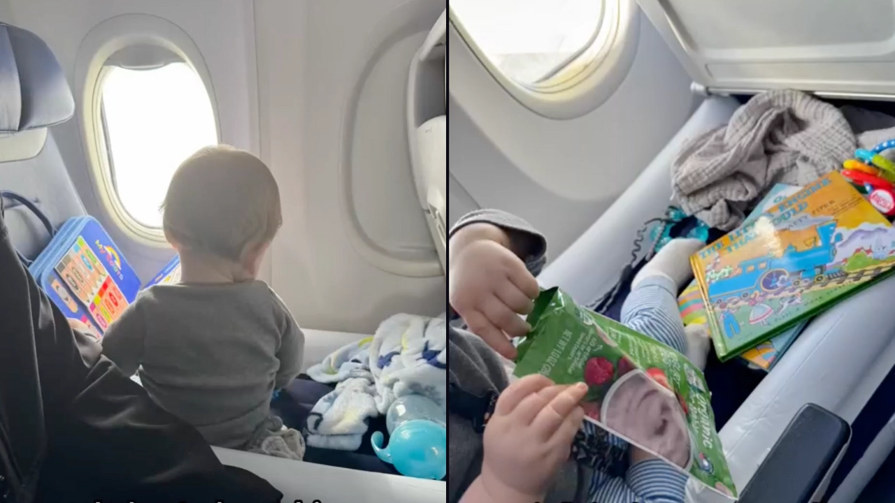 Toddler parents praise 'utterly game-changing' plane add-on: 'First trip no cries'