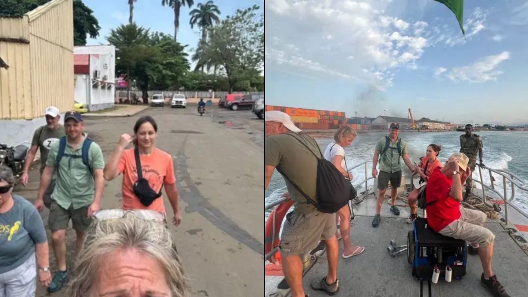 Group of eight made to spend £3800 after being left stranded on African island by cruise ship