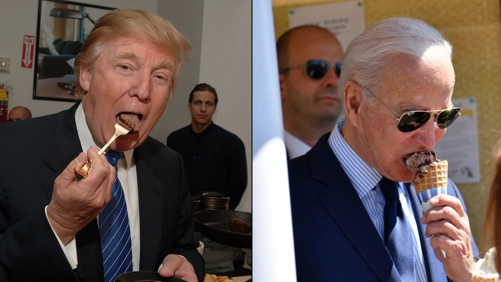 Man eats bizarre diets of Donald Trump and Joe Biden for a day to see how he'd feel after each one