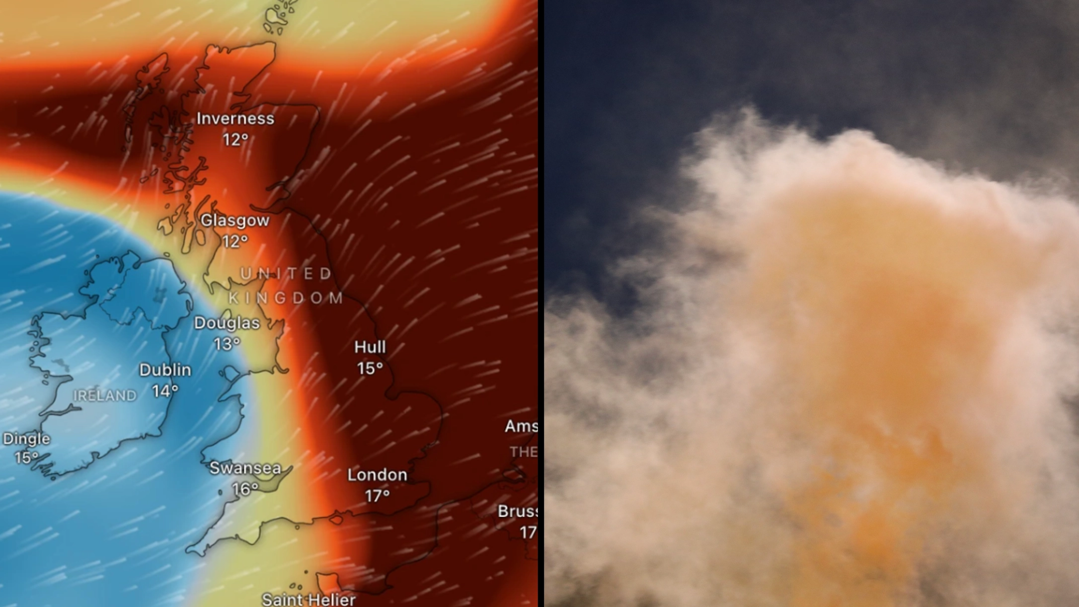 Met Office issues statement after warning over toxic cloud travelling across UK