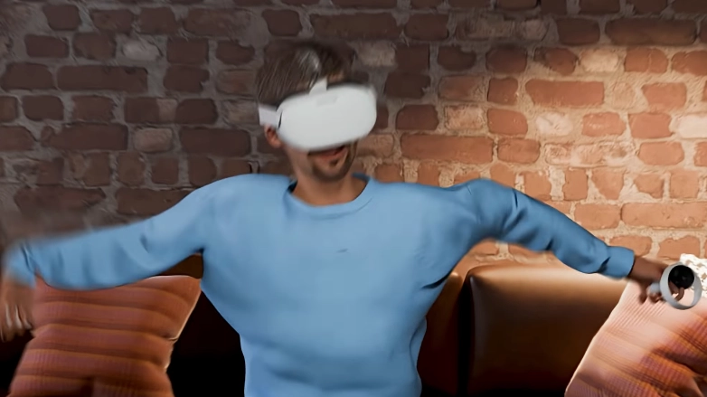 Terrifying simulation shows presumed last moments of man who died whilst using VR headset in his apartment
