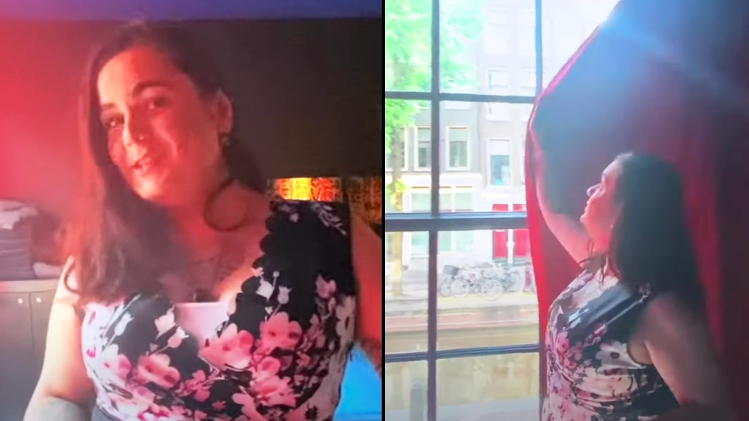 Former sex worker explains why you need to shut curtains at Amsterdam's Red Light District
