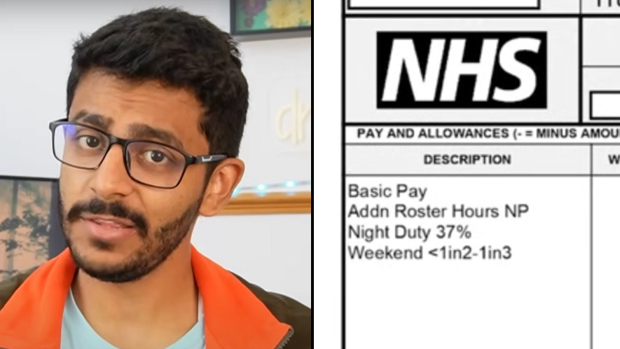 NHS doctor honestly breaks down payslip sharing full amount of money he makes per month