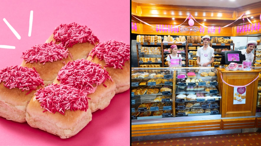 Bakers Delight Is Selling Pink-Theme Treats To Help Raise Money For Breast Cancer
