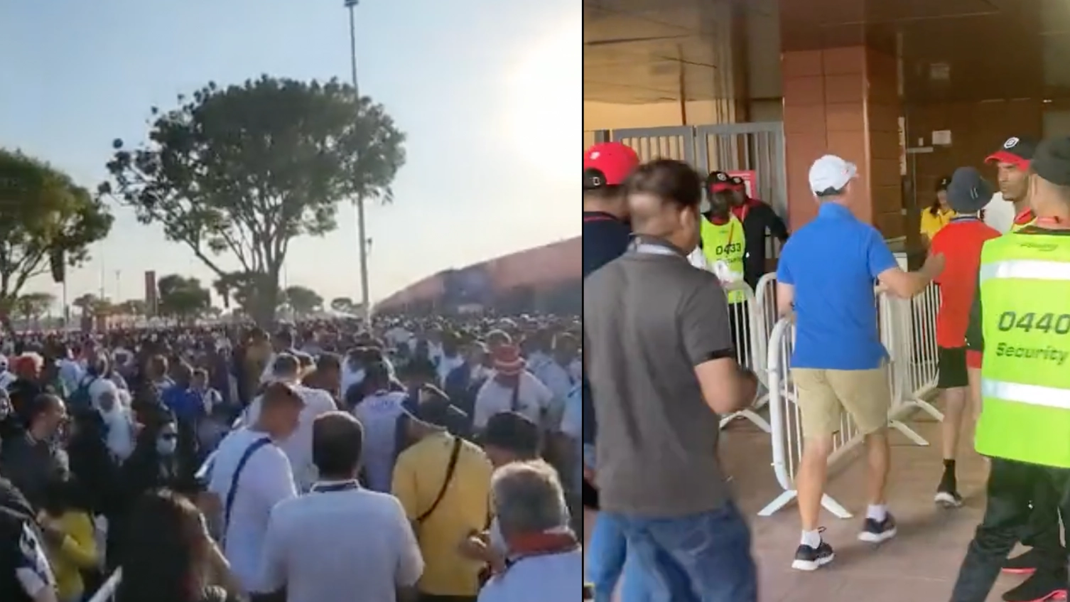 England fans allowed to enter stadium without tickets checked as system fails